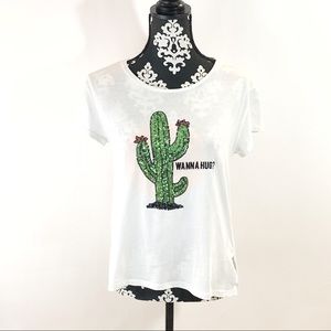 Stradivarius White T-Shirt